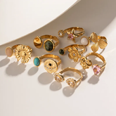 Double ended open ring