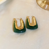 U-shape vintage style earrings