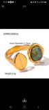 Double ended open ring