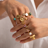 Double ended open ring